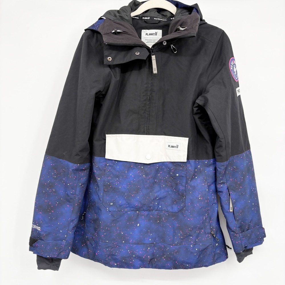 Planks II x POW Womens No Skiing on Mars RideDry Overstoke Anorak Ski Jacket S